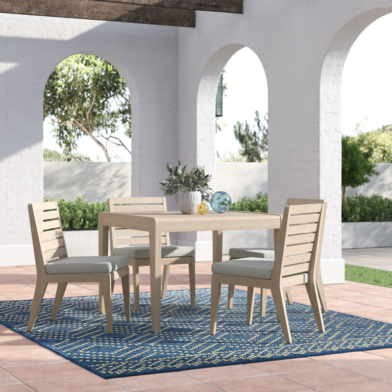 Ojai Square 4 - Person Outdoor Dining Set with Cushions