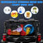 Voiture électrique bleue pour enfants 2V avec télécommande et lumières DEL bleues 24V-97871938