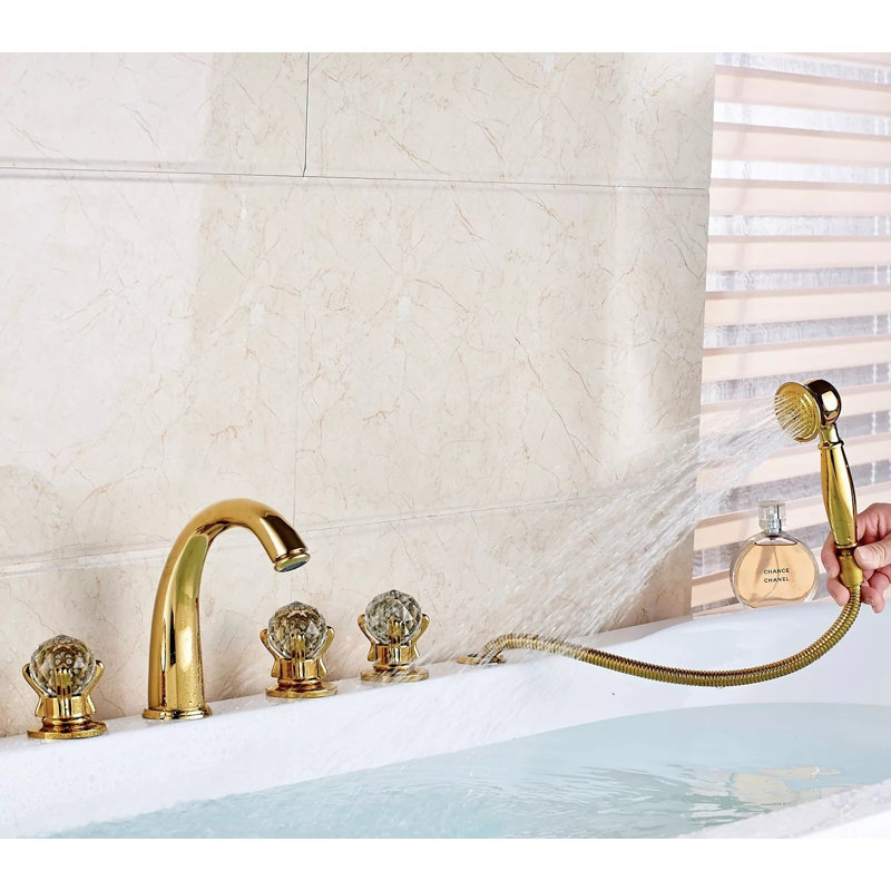 Robinet de baignoire romaine avec inverseur