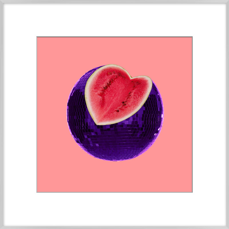 Disco Melon Print by Mat Sanders
