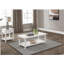 Ensemble de table basse 2 pièces et 1 tiroir Castleton White-849201474