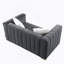 Un canapé-lit Channel contemporain avec une nouvelle version du design Chesterfield traditionnel, parfait pour des sièges confortables et élégants