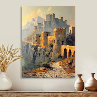 Ancienne citadelle de l'empire de Babylone, impression d'art mural