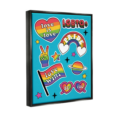 " LGBTQ Be You Pride Rainbows " by Lisa Barlow