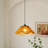 1-Light Pendant Light Flower Hemp Rope