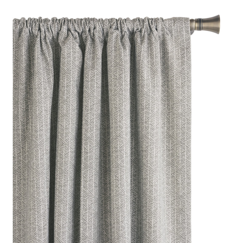 Panneau de rideau simple obscurcissant avec passe-tringle Arya, L 48 po x L 108 po