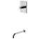 Kingston Brass Concord Single-Handle Pressure Balanced Tub Faucet