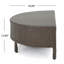 Half-Round Outdoor Coffee Table, Patio Table