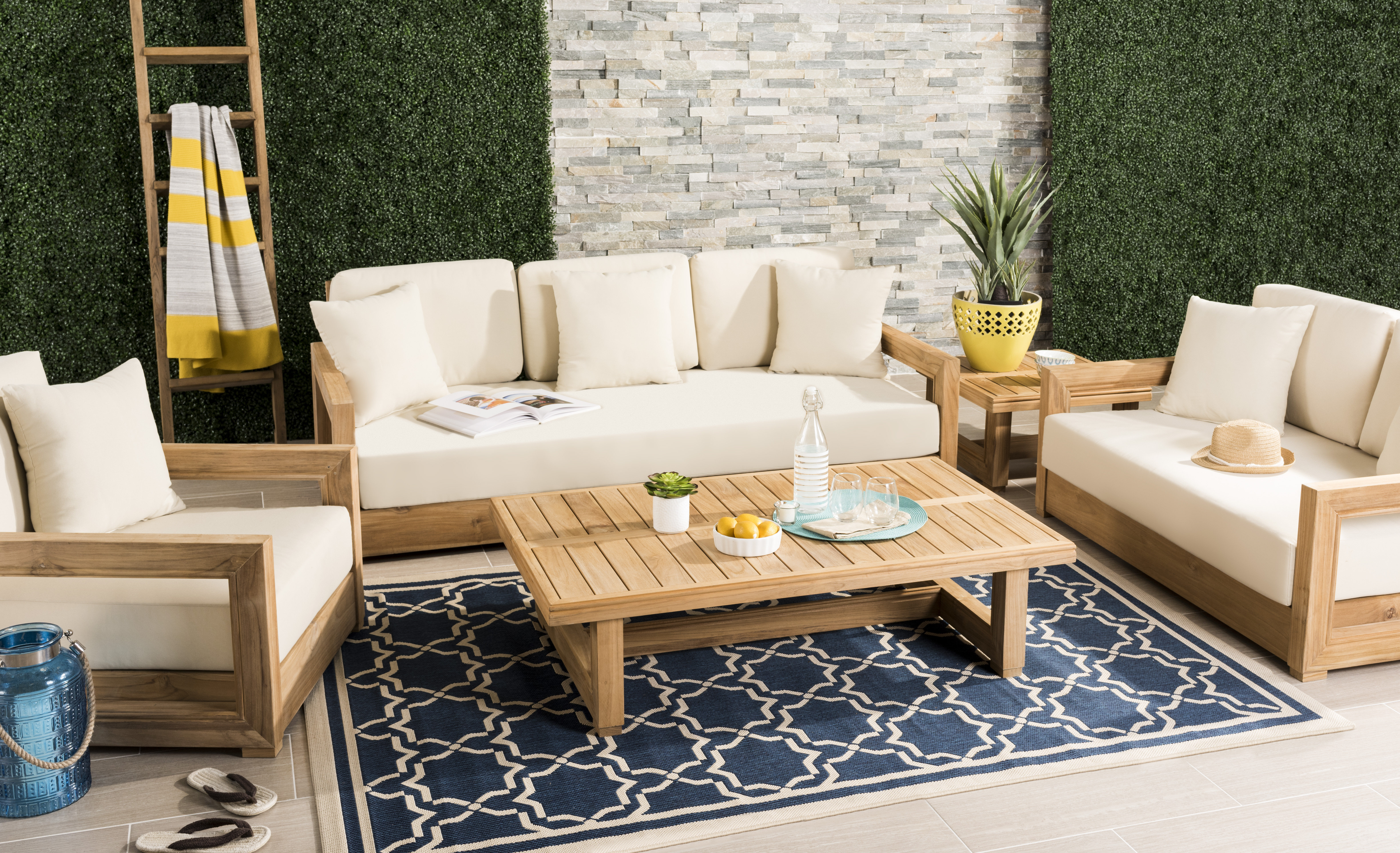 Outdoor Seating Target Teak Patio Furniture Cambridge Casual 3pc