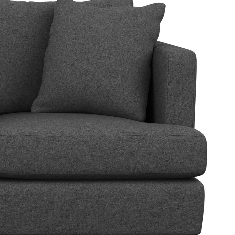 Loretosha Upholstered 77'' Sofa, Entice Graphite