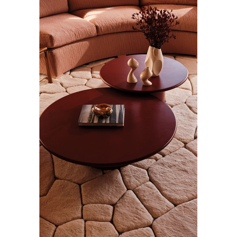 Crackle Natural Area Rug, Rectangle 4' x 6'