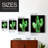 Neon Cactus Framed Print - Solid Wood-1065685893-1065685894