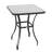 Olvia Glass Top Metal Base Dining Table
