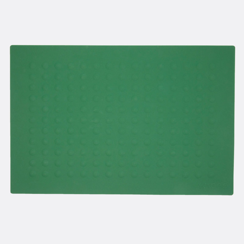 Bubbles Dog Placemat, Forest Green