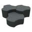 Learniture Structured Cog Stool -Flexible Modular Collaborative Soft Seating For Office, Home, Lounge And School Classrooms With Durable Frame 1015N-64496864-64496865-64496875