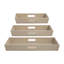 Sagebrook Home Amidala Serving Trays - Set of 3-97851710