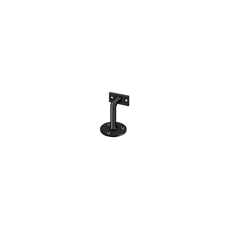 3" Projection Hand Rail Brackets, Black