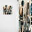 Blue And Black Symmetry In Motion I - Abstract Curtain - Velvet Room Darkening - 1 panel-107582505