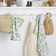 Martha Stewart Succulents Kitchen Towel Set 2-Pack 16"X28", Green/Purple/Yellow/White
