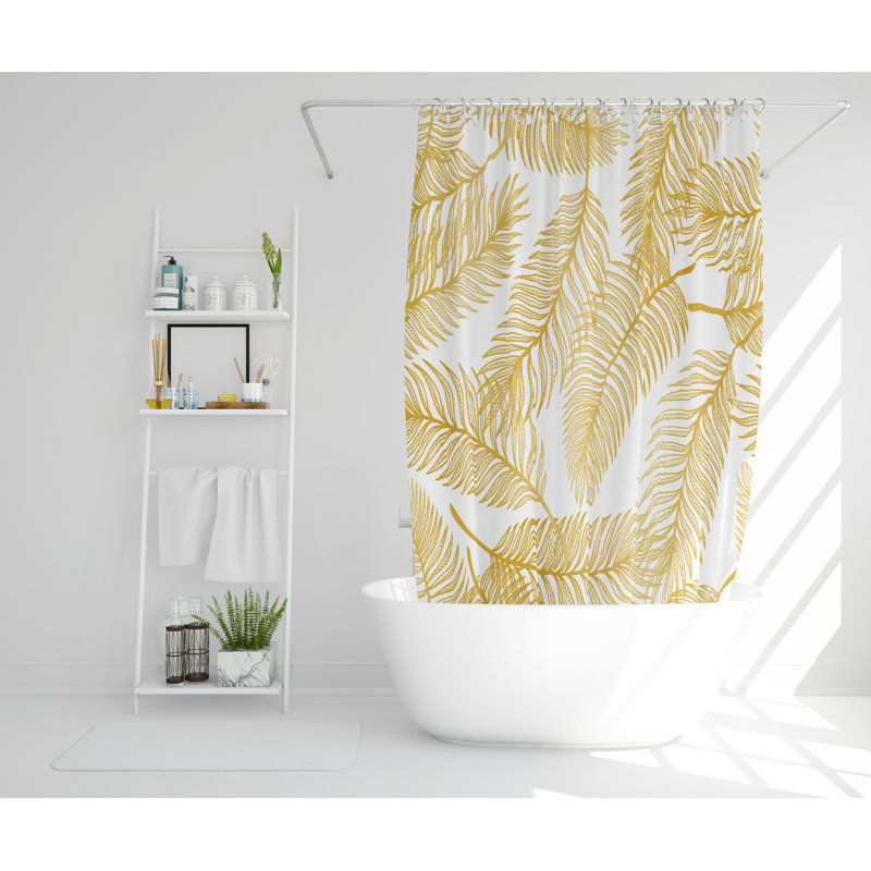 Tamworth Polyester Single Shower Curtain, 168cm H x 168cm W