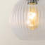 1 - Light Brushed Brass Pendant