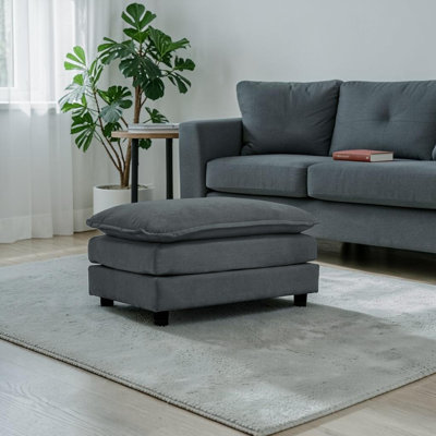 Repose-pieds en chenille moderne
