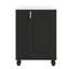 Meuble-lavabo pratique de 24 po avec meuble-lavabo avec tablette de porte et rangement latéral ouvert-1401506295