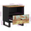Montville 40cm W Metal Bedside Table