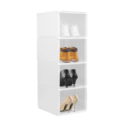 Boîte de rangement pour chaussures (ensemble de 4)