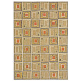 Flatweave Wool Patchwork Area Rug