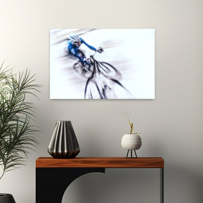 Impression d'art mural vélo Speed Racer, 16" H x 24" W