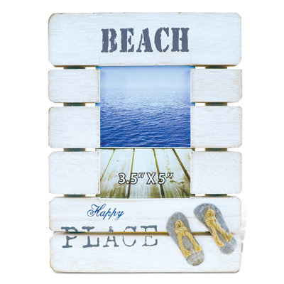 Lyon Blue Wood Matte Picture Frame