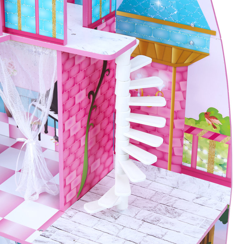 Olivia's Little World Princess Castle Wooden Dollhouse