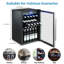 4.4 cuft 24 Bottle and 145 Can Single Zone Freestanding Wine and Beverage Refrigerator-79151620