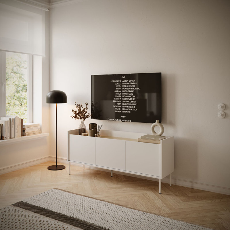 Unfinished TV Stand, 140, White