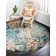 Dimonetta Washable Abstract Indoor Rug