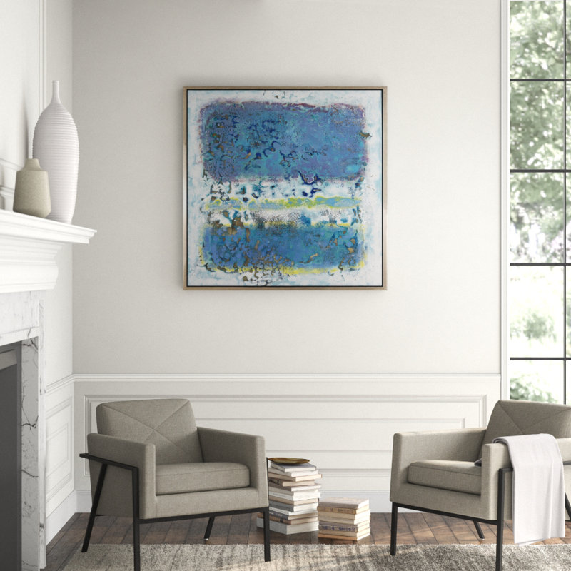 Above The Blue Painting, 72" H x 60" W x 2.25" D