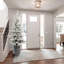 Arbre de vacances compact et réaliste avec décor élégant pour les plateaux de table