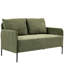132cm Modern Chenille Upholstered Loveseat Sofa-128564259