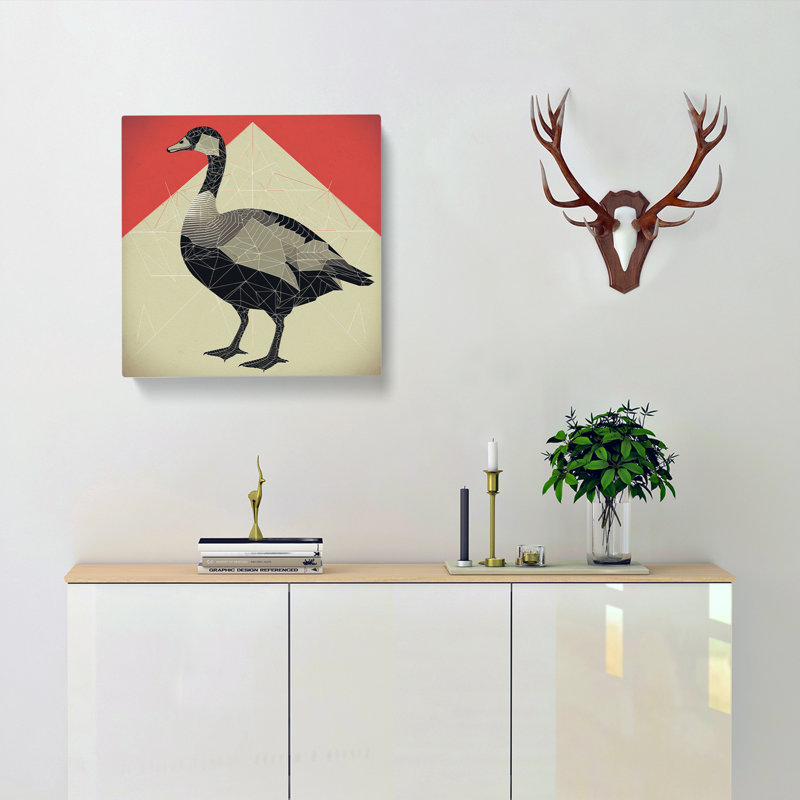Goose Constructivism No.1 - Wrapped Canvas, 50cm H x 50cm W x 3cm D