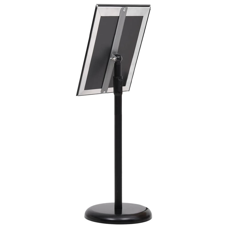 Porte-affiche Vidaxl A3, Noir