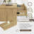  Fluted Fluted 6 Wood Dresser with Built‑In Anti‑Tip Stability System — Wide Chest for Bedroom, Nursery or Hallway Storage Organizer