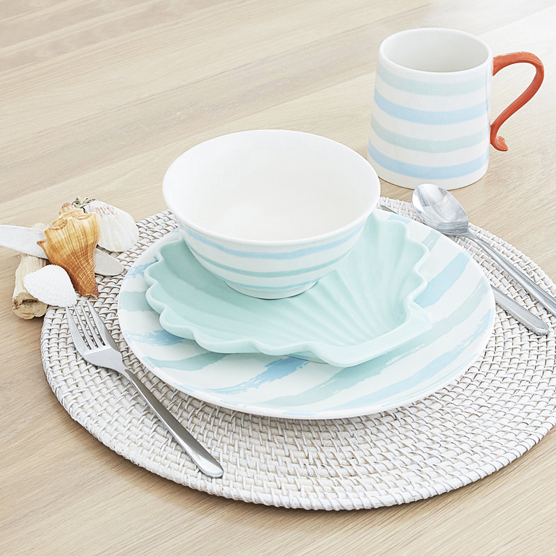 Marie Piece Stoneware Dinnerware Set - Service for 4