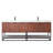 Mahon 84 " W Freestanding Standard Free Standing 2 Double Vanity Bathroom Vanity With Top-836381278-836473386