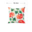 Coussin Harvest - citrouille - 18 po x 18 po - orange / vert