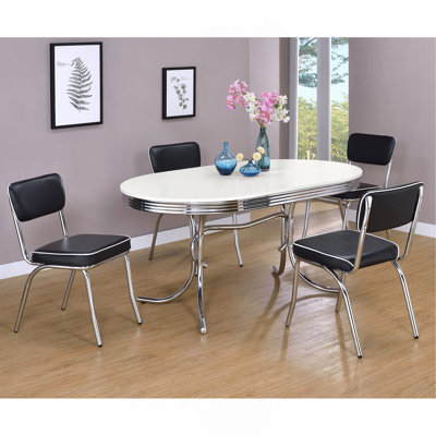 Ensemble de table de salle à manger ovale