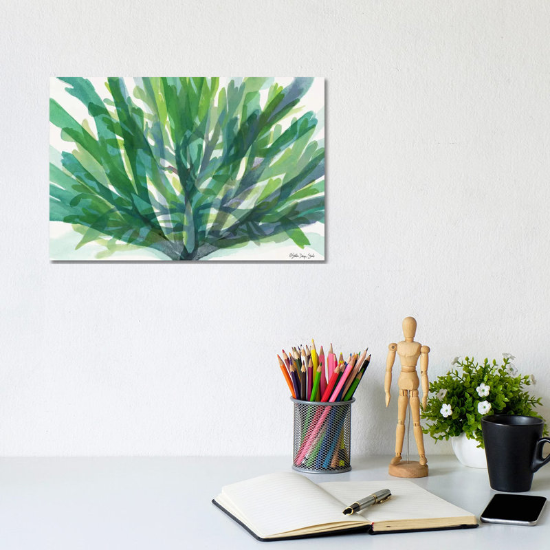 Tropical Sea Grass II by Stellar Design Studio - Gallery-Wrapped Canvas Giclée on Canvas, 20.32 cm H x 30.48 cm W, Canvas