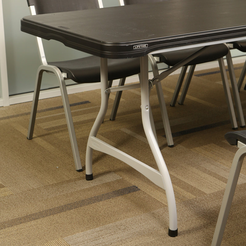 Table pliante portative 96 po, Noir