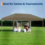 8 ft. W x 4 ft. D Galvanised Steel Pop-Up Canopy