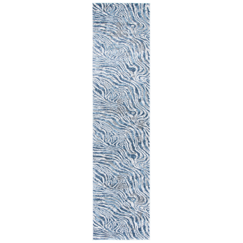 Tapis abstrait Ahnalise Performance, Tapis de couloir 2 pi 2 po x 9 pi